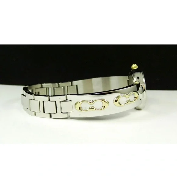 ⭐️NEW COACH PARK 14503277 TwoTone Stainless Steel Crystal  display picture 1